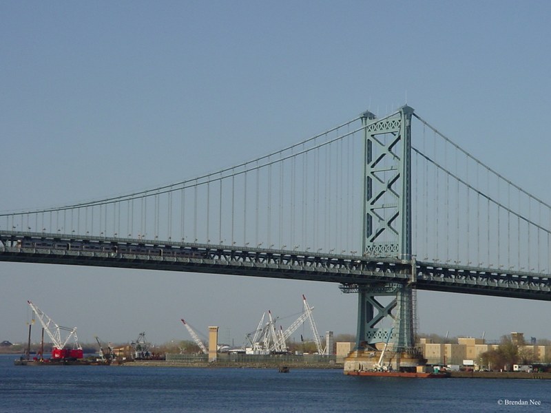 Ben Franklin Bridge - Philadelphia 4-03 101
